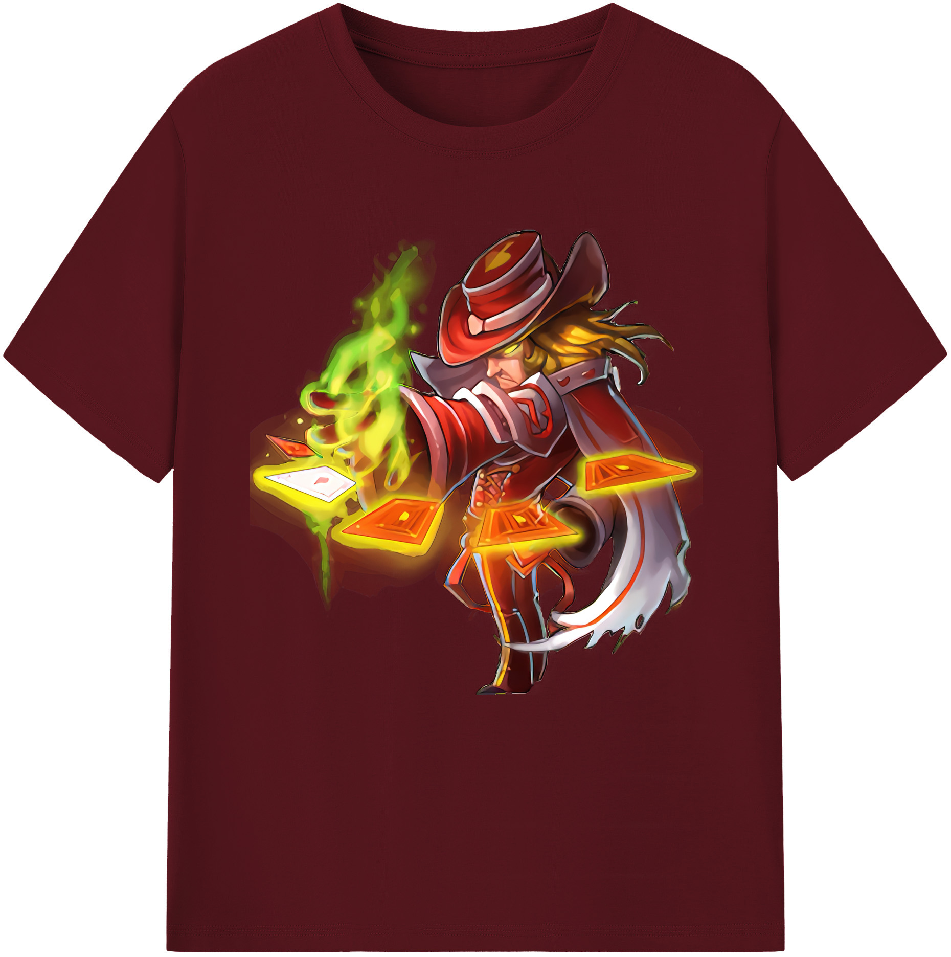 リーグ・オブ・レジェンド League of Legends LOL 綿100％半袖Tシャツ（フロントプリント）